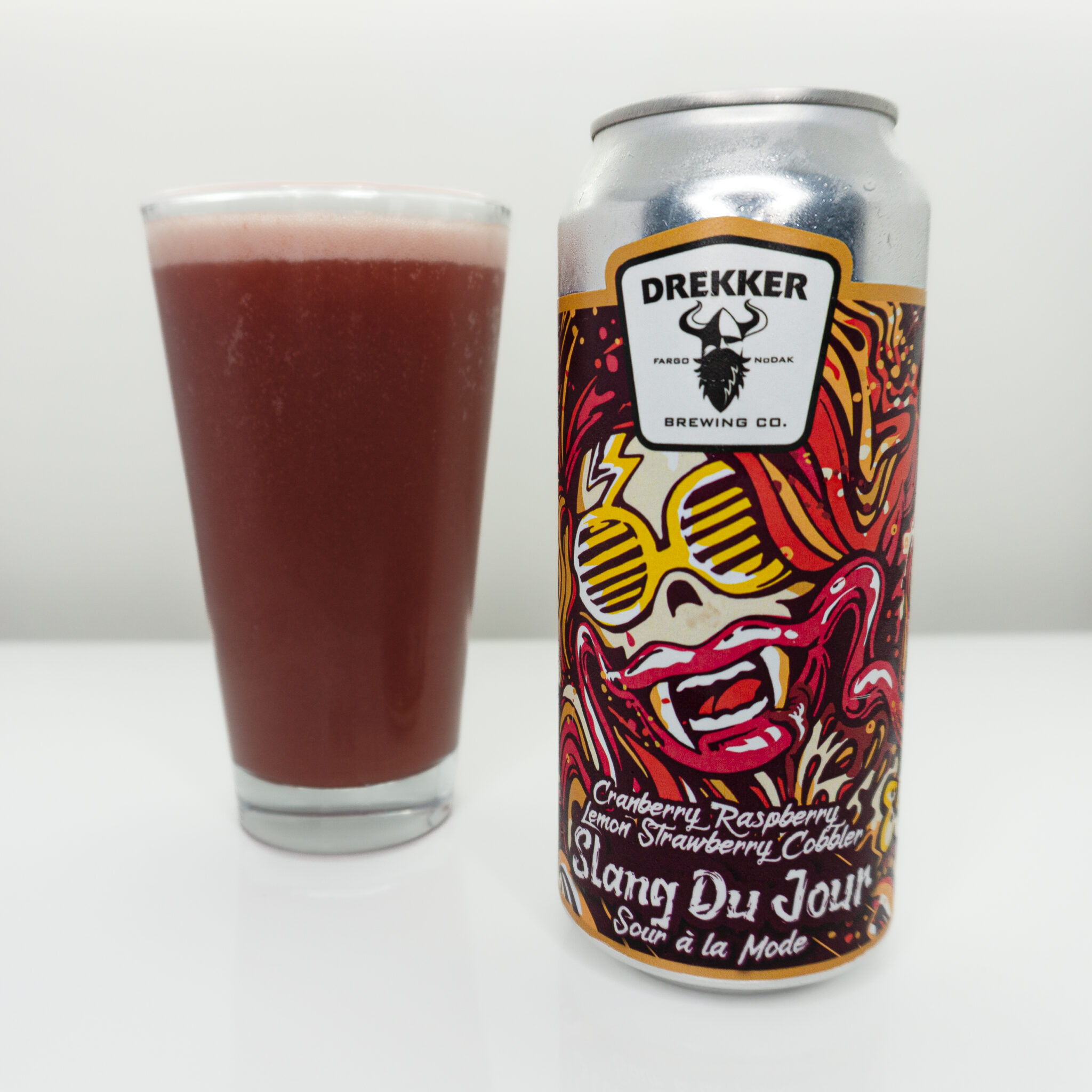 Slang Du Jour Cranberry Raspberry Lemon Strawberry Cobbler Drekker