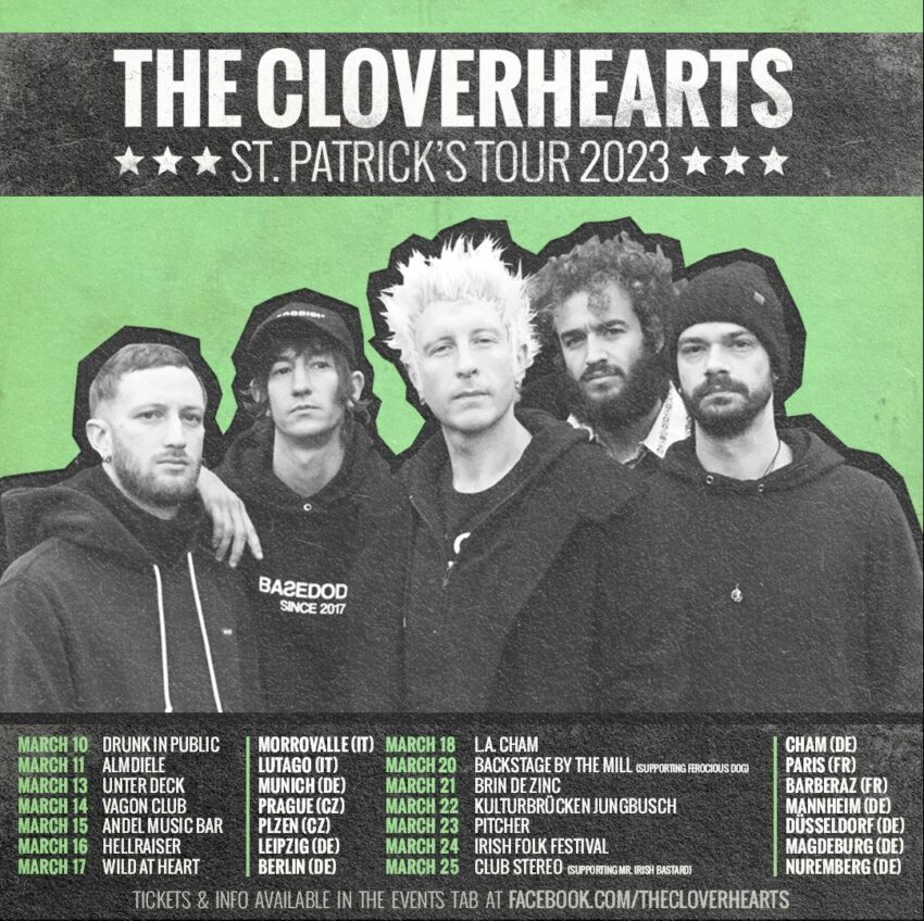 The Cloverhearts St Patricks Tour 2023