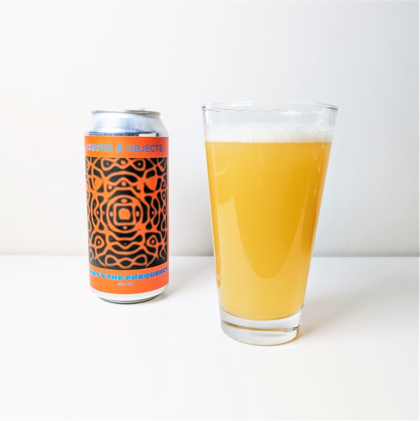 Whats the Frequency Hazy IPA Shapes ando Ojects Beer Co Barclay Brewing Co