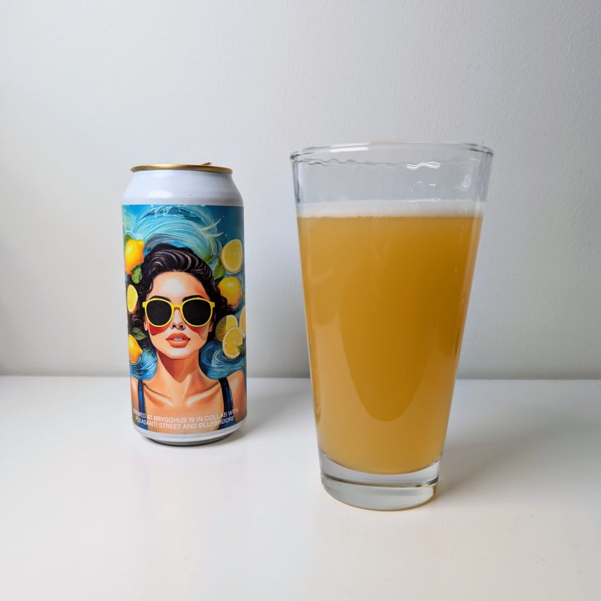 Creamy Italian Lemonade IPA - Brygghus 19 and Pleasanti Street