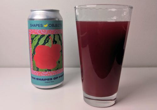 Ten Shapes of Fruit Fruited Sour by Shapes and Objects Beer Co and Ten Hands Brewing