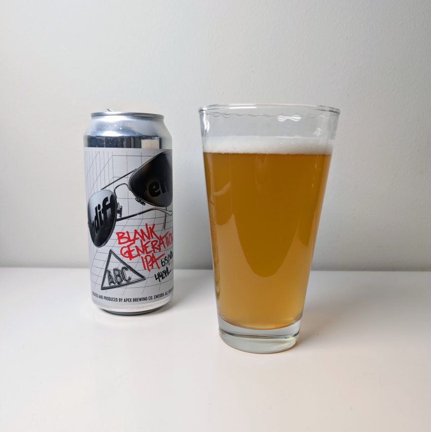 Blank Generation IPA by Apex Brewing Company