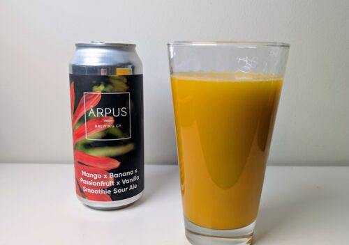 Mango x Banana x Passionfruit x Vanilla Smoothie Sour Ale by Ārpus Brewing