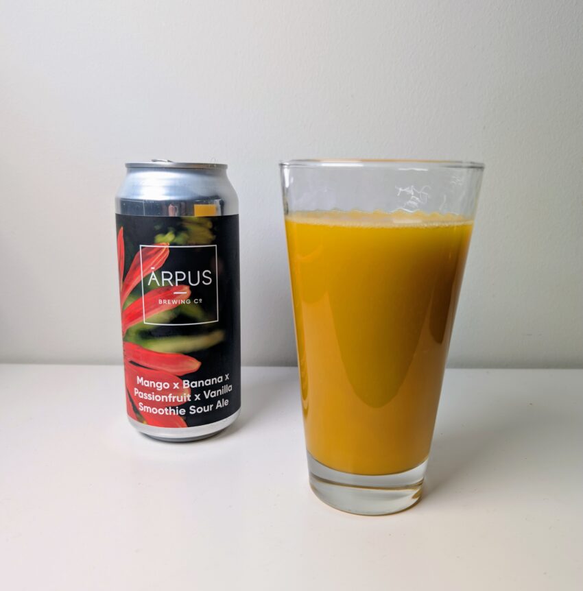 Mango x Banana x Passionfruit x Vanilla Smoothie Sour Ale by Ārpus Brewing